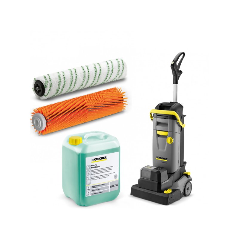 BR 30/4 C Bp Pack (300mm, 200m2/h) akumulatorowa szorowarka Karcher + szczotka + pad z mikrofibry + RM 756 10L PROMOCJA! BR 30/4 C Bp Pack (300mm, 200m2/h) akumulatorowa szorowarka Karcher + szczotka + pad z mikrofibry + RM 756 10L PROMOCJA!