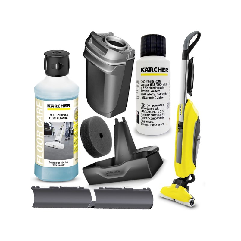 FC 5 mop elektryczny (300mm, 60m2/h) Karcher + RM 536 500ml
