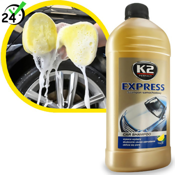 Szampon Samochodowy K2 Express (500ml, Limonkowy Zapach) Wysoce Wydajny