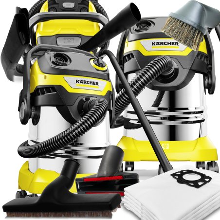 WD 5 S V-25/5/22(1100W, 25L) Karcher Uniwersalny Odkurzacz Domowo-Warsztatowy DO PARKIETU