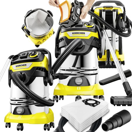 WD 6 P S V-30/6/22/T (260AW, 1300W, 30L) GNIAZDKO ELEK odkurzacz Karcher GOTOWY DO PRACY