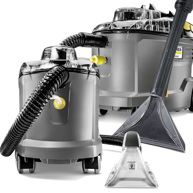 Puzzi 8/1 C (1200W, 8L) Doskonale Wydajny Profesjonalny Odkurzacz Piorący ZESTAW 3