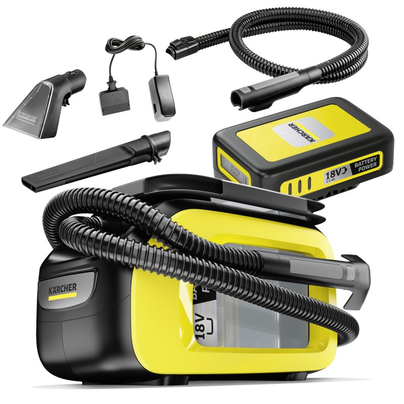Karcher SE 3-18 Compact (184W, 18V) Akumulatorowy Odkurzacz Piorący