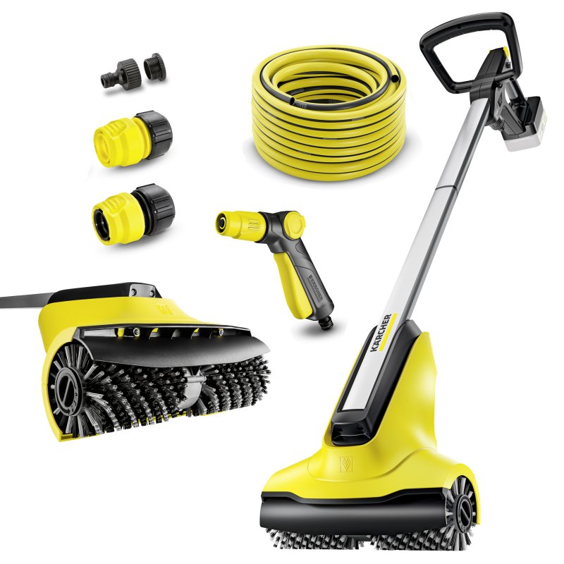 Karcher PCL 3-18 (bez aku i ładowarki) (10bar, 18V) Akumulatorowe Urządzenie do Czyszczenia Tarasów ZESTAW 1