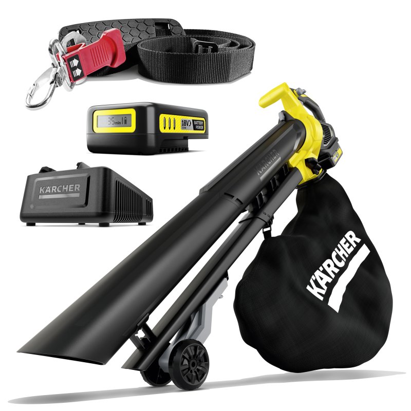BLV 18-200 Battery (18V, 240 km/h), akumulatorowy odkurzacz ogrodowy, Karcher