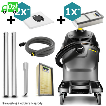 NT 65/2 Tact² (2760W, 65L) odkurzacz profesjonalny Karcher