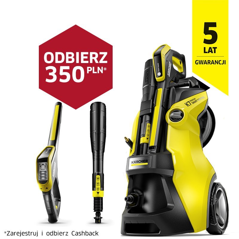 Karcher K7 Premium Smart Control Flex (180bar, 600l/h) Domowa Myjka Wysokociśnieniowa Zestaw