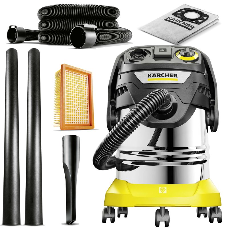 KWD 6 P S V-25/6/22 (1300W, 25l) Odkurzacz Uniwersalny Karcher