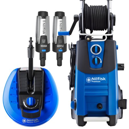 PREMIUM 190-12 POWER + szczotka Power Patio (190bar, 650l/h) myjka Nilfisk 9w1 CORE