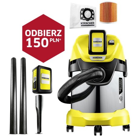 WD 3 Premium Battery Set (36V, 300W, 17L) odkurzacz Karcher 