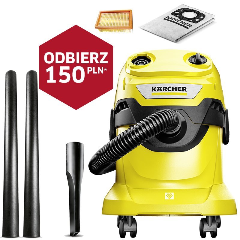 Karcher WD 4 V-20/5/22 (1000W, 20l) Odkurzacz Uniwersalny