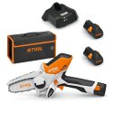 Stihl GTA 26 Plus (10cm, 11V, System AS) + 2x Akumulator + Ładowarka, Pilarka Akumulatorowa
