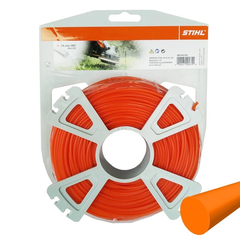 Żyłka tnąca Stihl okrągła, cicha 2,4 mm x 83 m