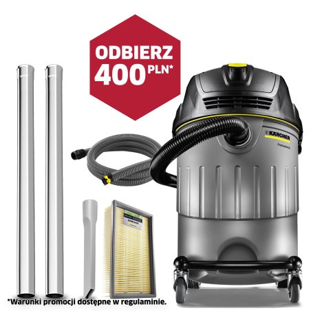 NT 65/2 AP (2760W, 65L) dwuturbinowy odkurzacz profesjonalny Karcher