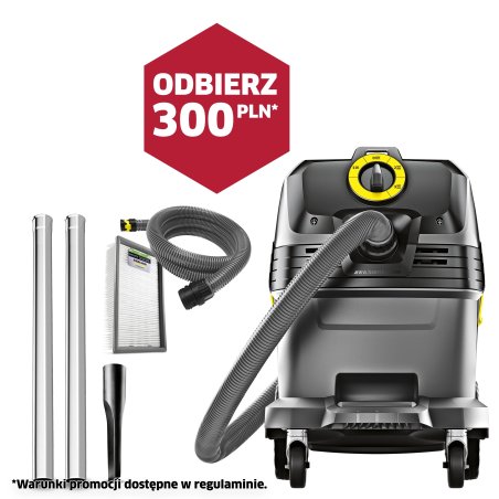 NT 30/1 Tact L (1380W, 30L) profesjonalny odkurzacz Karcher
