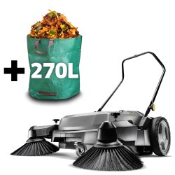 Karcher KM 70/20 C 2SB z koszem na liście 270l  (980mm, 45l) Profesjonalna Zamiatarka