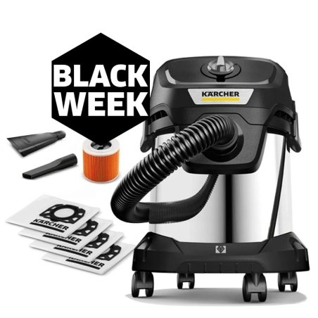 Karcher KWD 3 S V-17/4/20 Anniversary Edition (1000W, 17L) Odkurzacz Domowo-Warsztatowy z metalowym zbiornikiem