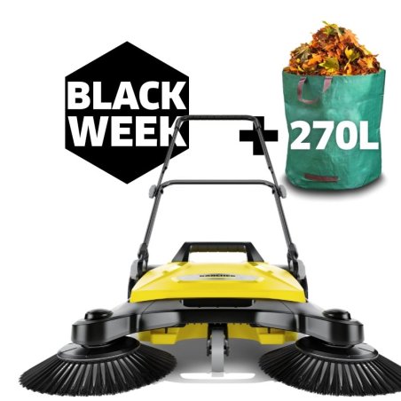 S 4 Twin z koszem na liście 270l (680mm, 2400m²/h) zamiatarka Karcher