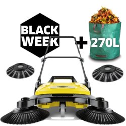 S 4 Twin 2w1 z koszem na liście 270l  (680mm, 2400m²/h) zamiatarka Karcher