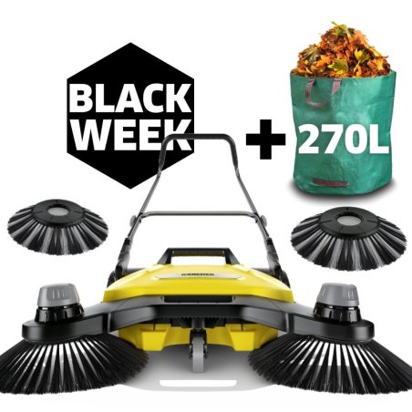 S 6 Twin z koszem na liście 270l  (860mm, 3000m²/h) zamiatarka Karcher