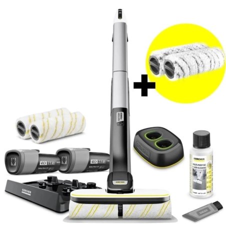 FC 4-4 Battery Set (2,5Ah, 300mm) Bateryjny Mop Elektryczny, Karcher + 2 Pady