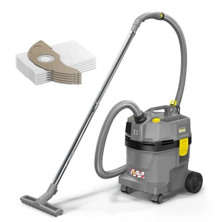 Karcher NT 22/1 AP TE L (5 worków w komplecie) (249mbar, 72l/s, 22l) Odkurzacz Uniwersalny