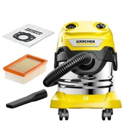 Karcher WD 4 S V-20/5/22 (240mbar, 55l/s. 20l) Odkurzacz Domowo-Warsztatowe