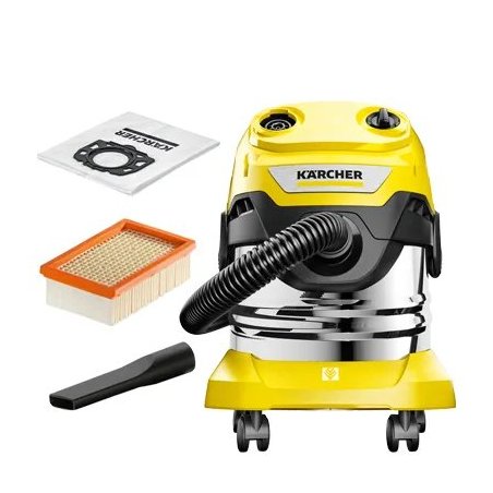 Karcher WD 4 S V-20/5/22 (240mbar, 55l/s. 20l) Odkurzacz Domowo-Warsztatowe