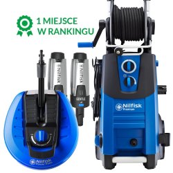 PREMIUM 190-12 POWER + szczotka Power Patio (190bar, 650l/h) myjka Nilfisk 9w1 CORE Głowica Mosiężna