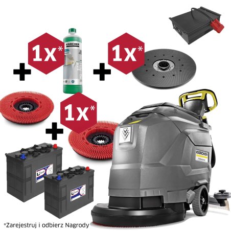 BD 43/25 C Bp (430mm, 1720m2/h) profesjonalna szorowarka Karcher