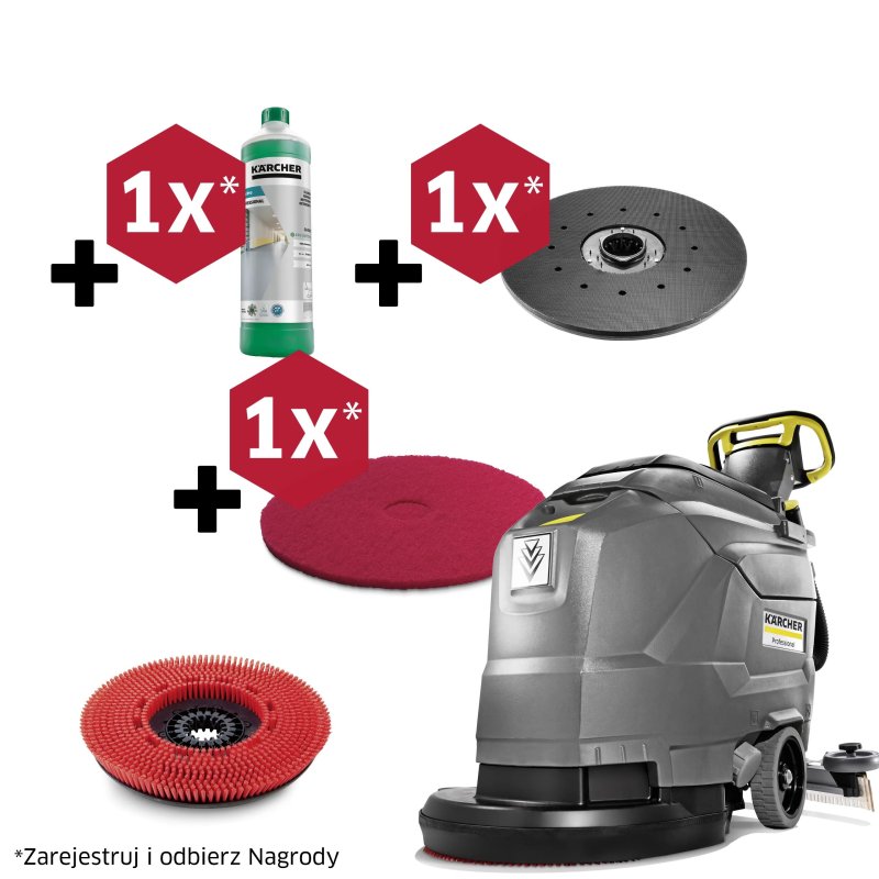 BD 43/25 C Bp (430mm, 1720m2/h) profesjonalna szorowarka Karcher