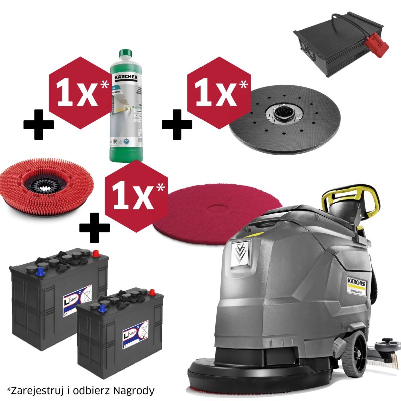 BD 43/25 C Bp (430mm, 1720m2/h) profesjonalna szorowarka Karcher