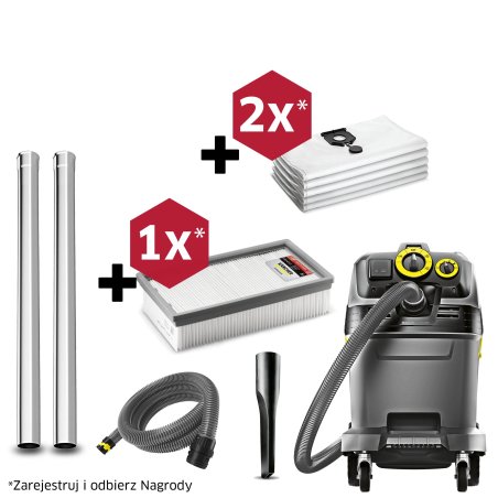 NT 40/1 Tact Te L (1380W, 40L) profesjonalny odkurzacz Karcher