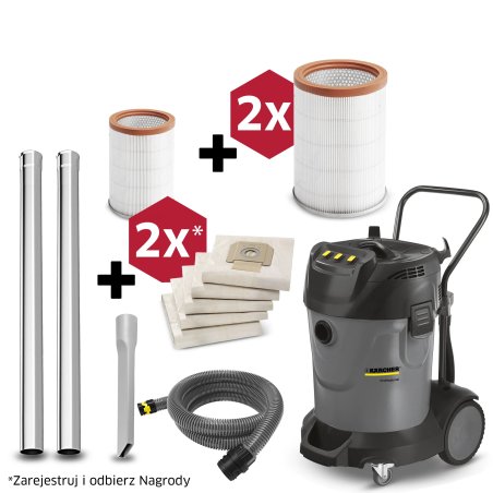 NT 70/3 (3600W, 70L) profesjonalny odkurzacz Karcher