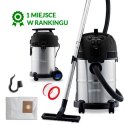 Nilfisk MULTI II 30 T Inox VSC BLACK EDITION (1400W, 21kPA, 30L) Odkurzacz Domowo-Warsztatowy