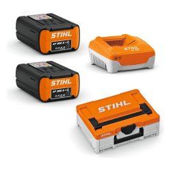Stihl Power-Box 2, 2x AP 300 S + AL 501 + Pojemnik na Akumulatory
