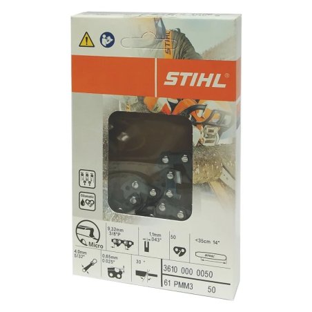 Łańcuch Stihl 3/8"P 1,1 mm 44 Ogniw, na Prowadnicę 30 cm, Picco Micro Mini 3 (PMM3)