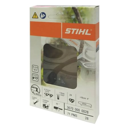 Łańcuch Stihl 1/4"P 1,1 mm 44 Ogniw, na Prowadnicę 20 cm, do HTA 30