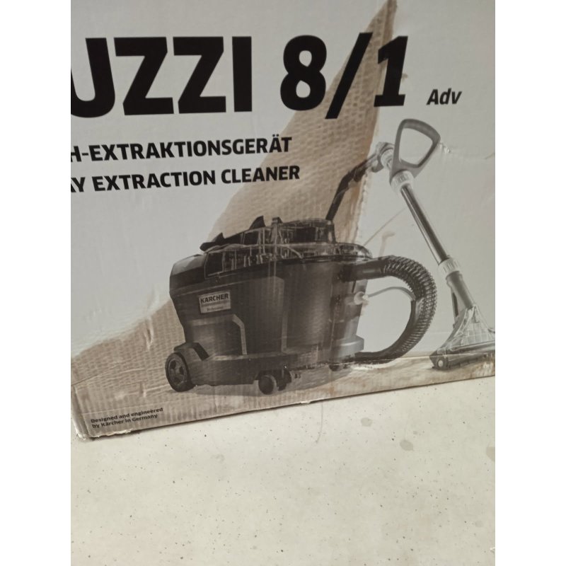 Karcher Puzzi 8/1 Adv (1200W, 270mbar) Profesjonalny Odkurzacz Piorący - Urządzenie Ekstrakcyjne
