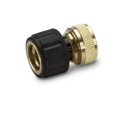 Złączka mosiężna na wąż 1/2" i 5/8" z Aquastop Karcher
