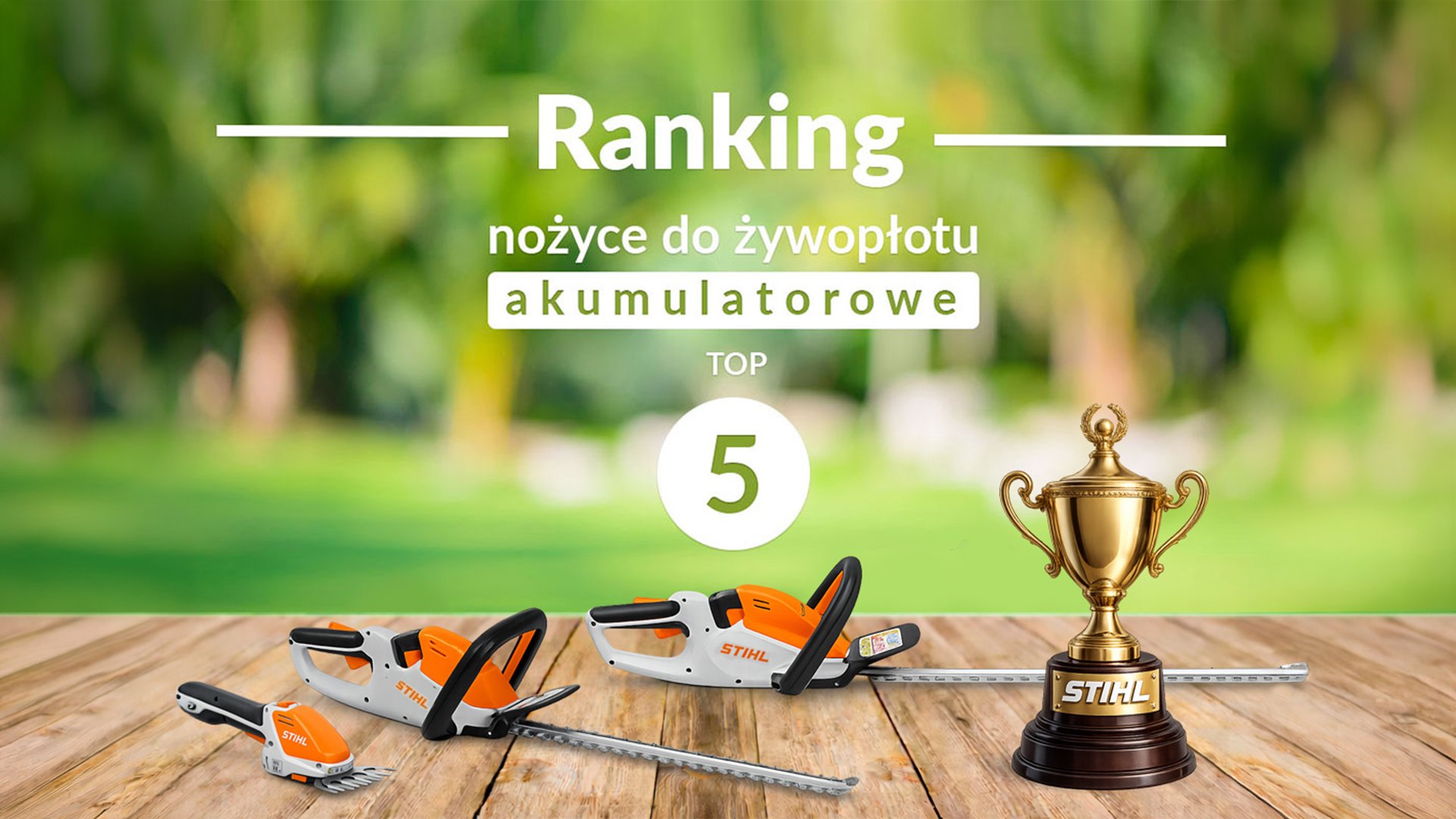 Nożyce do żywopłotu akumulatorowe – Ranking