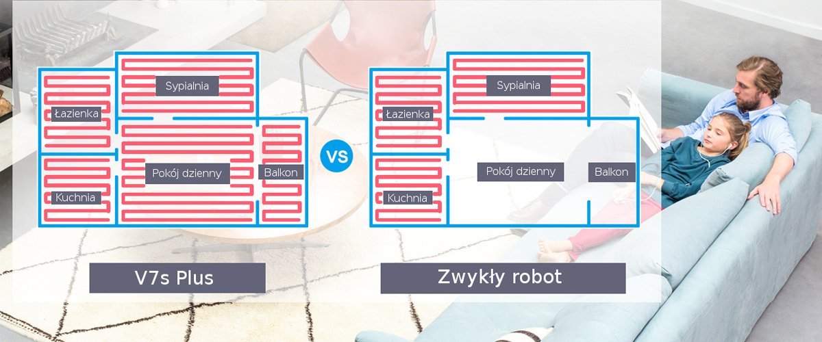 Pojemna bateria litowo-jonowa pozwala na pracę nawet na dużych powierzchniach