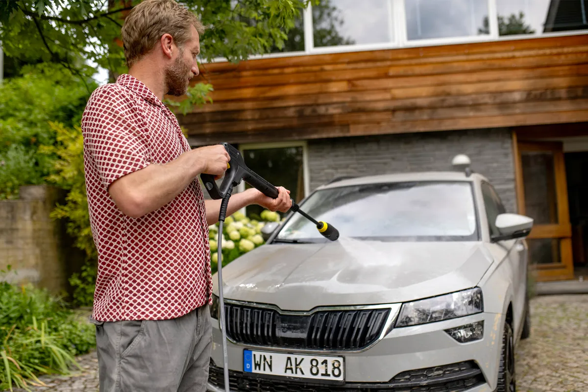 Czyszczenie tarasu myjką K 7 Comfort Premium