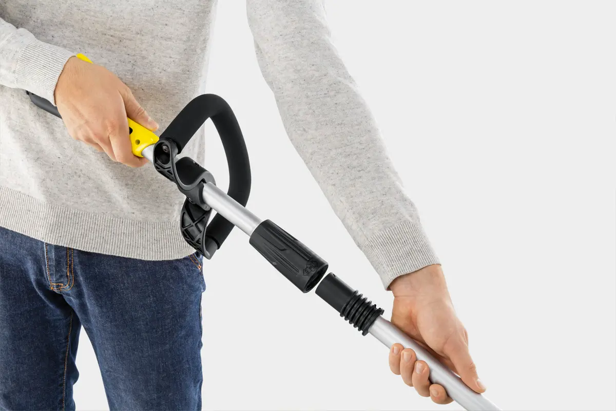 Ergonomiczna praca podkaszarką Karcher 18V