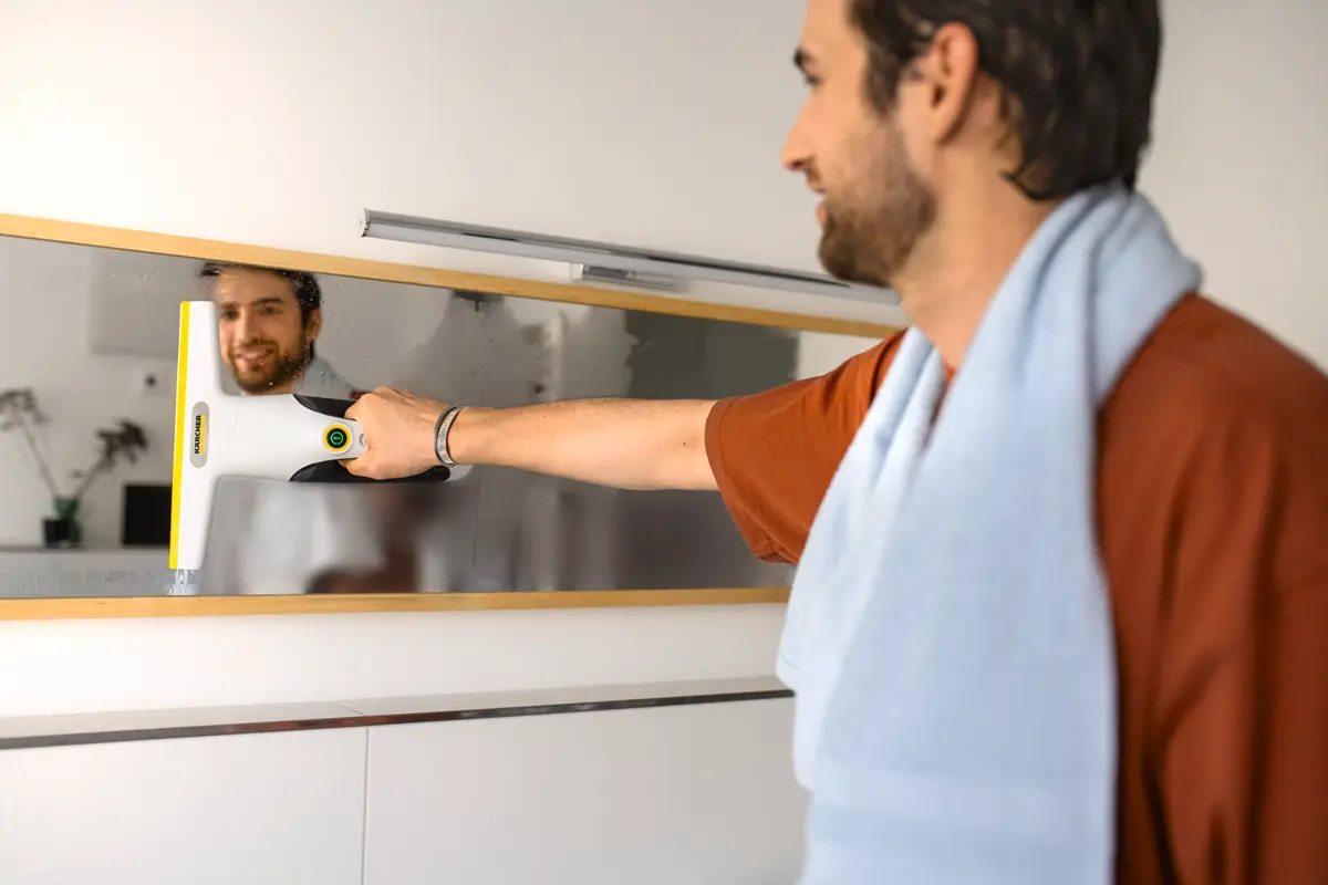 Mycie okien oryginalną myjką Karcher WV 2