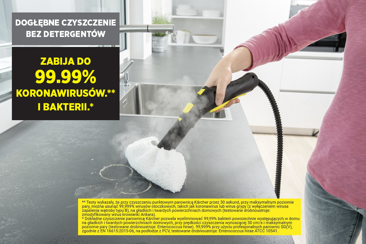 Parownica Karcher - doskonała higiena dla Twojego domu
