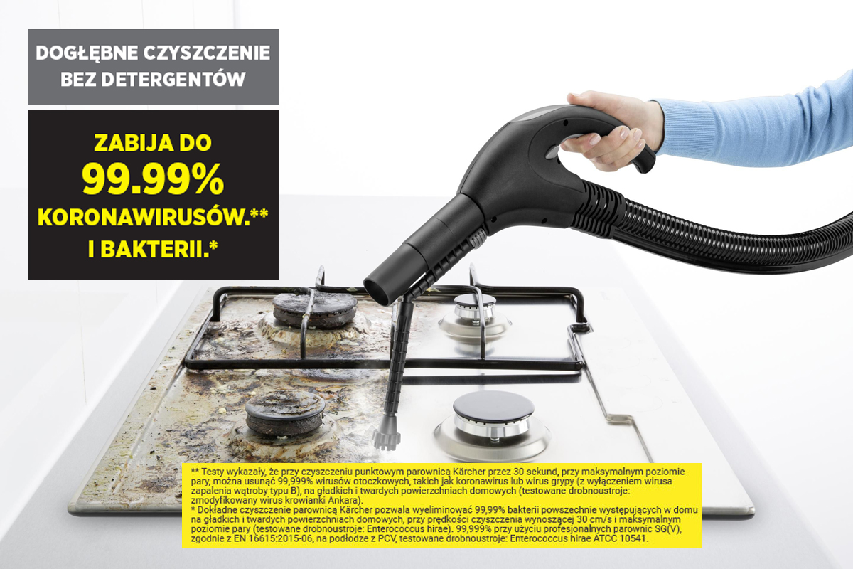 Parownica Karcher - doskonała higiena dla Twojego domu
