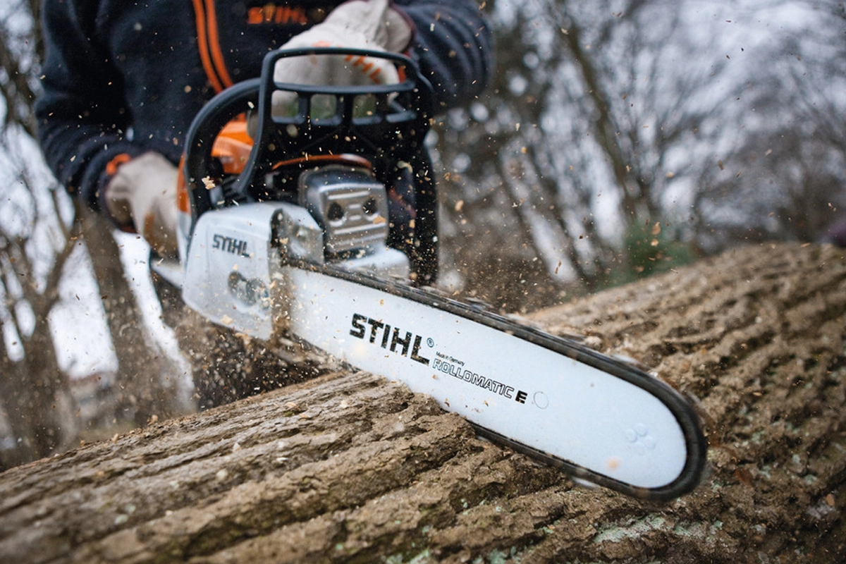 Prace rzemieślnicze z użyciem pilarki STIHL