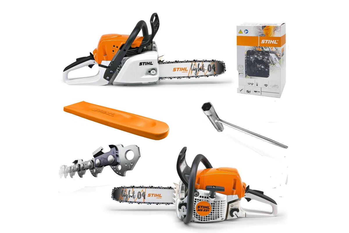 Pilarka spalinowa STIHL MS 231 - zestaw