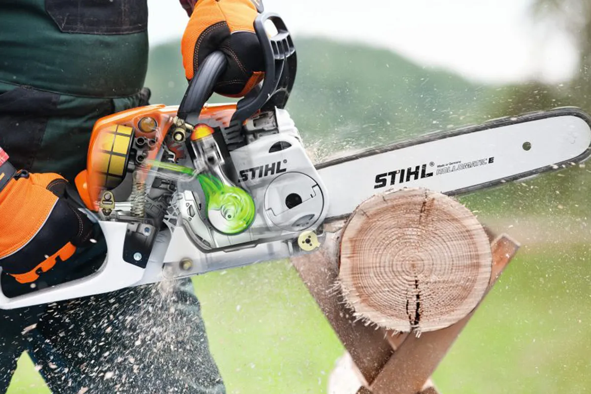 Pilarka Spalinowa MS 251 praca w lesie